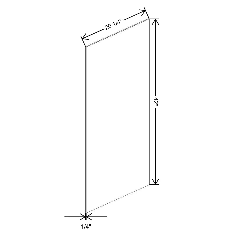 Fabuwood Allure Fusion Dove Loose Finished End Skin